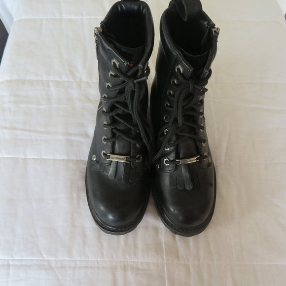 Harley-Davidson Shoes - Women's Harley-Davidson Black Leather Riding Boots
